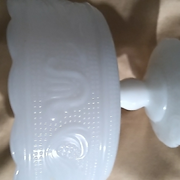 E O BRODY CO  GLASS VASE/CATCHALL CANDY-NUT DISH - Picture 12 of 13